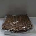 31" Christmas Tree Collar, Hand-Woven Christmas Tree Skirt Base Cover for 7.5 ft Tree 9ft Tree- Xmas Tree Stand Cover for Artificial Trees Christmas Decoration, Holiday Tree Ring for Home Dcor (31 inch-Brown)