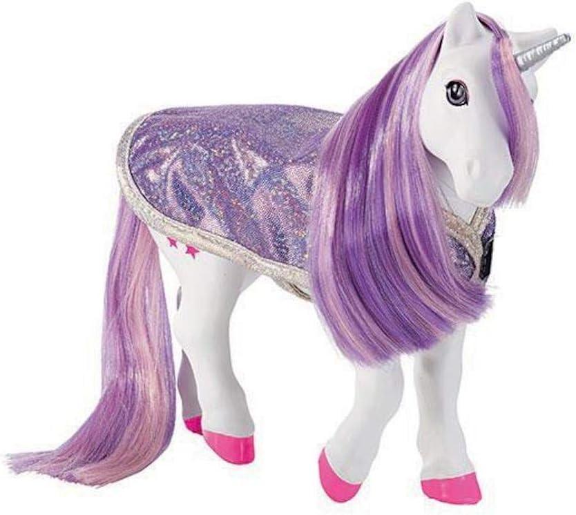 Breyer Horses Color Changing Bath Toy | Luna The Unicorn | Purple / Pink / White with Surprise Blue Color | 8.5" x 7" | Ages 3+ | Model #7233, Purple, White, Pink