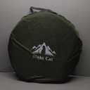 Night Cat Pop-up Camping Tent: 2 Person Tent Waterproof Instant Easy Setup Family Tent (2 Persons (9.5x6.6x4 ft), Dark Green)