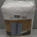 Amazon Basics Lightweight Super Soft Breathable Wrinkle-Resistant Microfiber 4-Piece Bed Sheet Set with 14-Inch Deep Pockets, Queen, Bright White, Solid