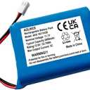 AOLIKES 11.1v 18650 3s1p Rechargeable Battery with MAT100/2P Plug / 5C Cells/Support Fast Charging 12.6V Batteries Pack