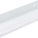 10Pcs 4.72" Back Mount Finger Pull,Cabinet Handles Closet Door Finger Pulls,Hole Dia.3.78"/96mm,White