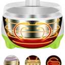 Compact Yogurt Maker Machine Stainless Steel Container for Homemade DIY Yogurt Green Stainless Steel Yogurt Maker Machine DIY Yogurt Maker Machine Compact Yogurt Maker Machine