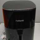 Fullwill 6QT Air Fryer with Visible Window,Nonstick and Dishwasher-Safe Basket,12-in-1 Multi-Function Air Fry,Roast,Bake, Dehydrate, Fries,for Family Party,1700W,Black