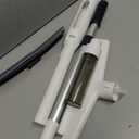 Red Horn Window Squeegee with Long Handle, Mirror Window Cleaning Squeegee Kit with Washable Pad and Blade Cleaner for Glass,Wall, Window, Mirror.White Color