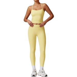 ABOCIW Leggings (Small, Yellow)