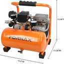 FORNAX Ultra Quiet Air Compressor, 1.3Gallon, 1HP, 65dB Silent Oil-Free Portable Compressor, 125 PSI Max, 120V, for Tire Inflation, Nail Gun, Garage, Bike, Pneumatic Tools