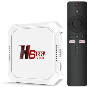 8K Streaming Device 2.4G+5G Wi-Fi Android Bluetooth Remote - TV Box (2GB RAM + 16GB Storage)