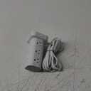 Tower Power Strip with 15W Wireless Charger, 10FT Flat Plug Extension Cord with Multiple Outlets, 12 AC Outlets, 4 USB Ports (2 USB C) Charging Station Surge Protector for Office Home Dorm Room(White)