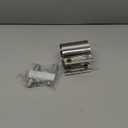 Exhaust Clamp, Exhaust Pipe Clamp, 2.25'' Butt Joint Stainless Steel Clamp Band, Universal Car Accessories Widening Clamp Butt Joint Exhaust Clamp Replacement for Exhaust Pipe (2.25 inch)