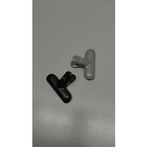 2 Pack 3 Inch Stainless Steel Black Chip Clips Bag Clips Large Clips for Food Packages,Food Clip Kitchen Clips for Snack,Home&Office Clips for Paper,Strong Metal Chip Snack Clips Heavy Duty. Black and Grey