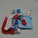 Melissa & Doug Get Well Doctors Kit Pretend Play Set  25 Toy Pieces for Preschool Girls, Boys Doctor Role Play Set, Doctor Kit for Toddlers and Kids Ages 3+