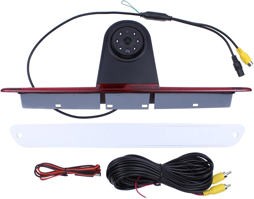 ApplianPar Brake Light Rear View Backup Camera Kit for Mercedes-Benz Sprinter 2500 3500 2010-2015, Sprinter 2008-2012, for Volkswagen Crafter Van 2011-2015