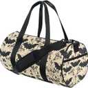 MNSRUU Sports Duffel Bags, Bats and Flowers Vintage Athletic Gym Bag Overnight Workout Travel Tote Luggage for Men Women Yoga