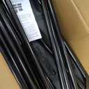 Motorcycle Cover Shelter Storage, 110" x 47" x 63", with Lock & Carry Bag, Heavy Duty 600D Oxford Vehicle Shed Cover Garage Tent with 2 Roll-Up Side Windows - Black