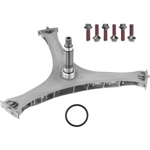 DC97-17004B Washing Machine Flange Shaft Asembly & DC60-40137A Spider Hex Bolts (6 Pack) Compatible with Samsung Washing Machines Replacement DC97-17004E 4000061 AP5800144 PS8764285 1 Year Free