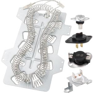 Dryer Heating Element Kit Fit for Samsung DVE50M7450P/A3 DVE50R5200W/A3 DVE50R5400V/A3 DVE50M7450W/A3 DV409AEW/XAA DV40J3000EW/A2 DVE45R6100V/A3 DV484ETHAWR/A1 DV484ETHASU/A1