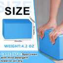 Honoson 20 Pcs Yoga Blocks Bulk 9''x6''x3'' High Density EVA Foam Blocks for Exercise Pilates Meditation, Lightweight Non-slip Surface, Improve Strength Balance Flexibility