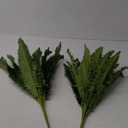 Pack of 2 Artificial Fern Plants Fake Boston Fern Faux Plants Outdoor Shrubs Greenery 22.8 Inch Soft Plastic Plant for Home Garden Office Balcony Party Porch Potted Hanging Decor