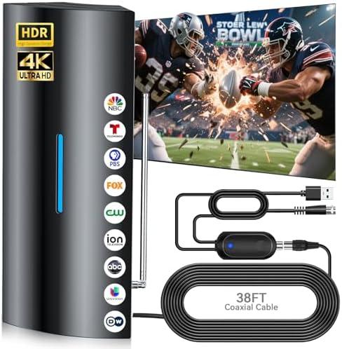 TV Antenna Indoor,Digital Antenna for Smart TV Indoor,Strongest Long Range Antenna