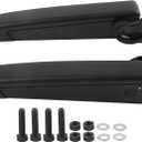 Car Seat Armrest, Fydun 1 Pair Universal Adjustable Seat Armrest Shock PU Sponge Black for Cars, , RVs, Trucks, Boats