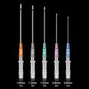 IV Catheter Piercing Needles Mixed 50Pcs 14G 16G 18G 20G 22G Piercing Needles for Ear Nose Lip Belly Navel, Catheter Hollow Needles Start Kits Piercing Supplies