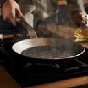 ZWILLING Forged 9.5-Inch Carbon Steel Frying Pan, PFAS-Free Pre-Seasoned Frying Pan, Induction Compatible Skillet, Oven Safe Carbon Steel Cookware