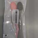 REVEX Silicone Face Mask Applicator,Face Scrubber,Exfoliating Pore Scrubber,Pore Cleaning Brush,2Pcs Mask Applicator Tool for Facial Mud,Face Brush for Women Men.(Pink+Gray)