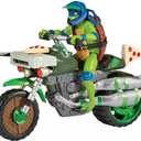 Teenage Mutant Ninja Turtles: Mutant Mayhem Ninja Kick Cycle with Exclusive Leonardo Figure by Playmates Toys