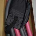 Weighted Exercise Hoop for Adults, 2.2lb Detachable Fitness Hoop, Adjustable Hoop with Jump Rope, Tape Measure and Carry Bag, Home Gym Workout (Pink Grey)