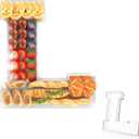 11" Acrylic Letter Charcuterie Tray, Charcuterie Letters Fillable Box for Food, Reusable Serving Cake Candy Dish Display Tray for Birthday Anniversary Party Decoration (Letter L)