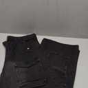 POHADON Baggy Cargo Pants for Women Loose Fit Straight Wide Leg Denim Jeans Pants Y2k Emo Clothes Hip Hop Streetwear (XX-Large, Black)