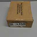 Estmoon 1 Pack Passage Door Handle Matte Black Door Lever, Interior Door Knob Square Heavy Duty Non-Locking Handlesets Hall Closet Handle, Reversible for Right & Left Sided Doors