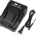 18V Lithium Ion Battery Charger Compatible with Ridgid R86092 R86091 R840087 R840083, R840085 R840086 AC840089 AC840085 AC840086 BatteryNot Work on NiCad