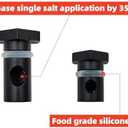 OMO High-capacity Metal Ieak-proof Bottle (3nd Generation Upgrade Version) (Black Blue GoldPortable Pepper Shaker (3 pack)