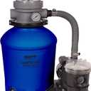 Game SandPRO Sand Filter Pump for Above Ground Pool - 50D Series, 0.5HP, 40 GPM Flow Rate, Compatible with Intex & Bestway, 24"x18", Blue