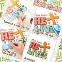 Estune 30 Pcs Easter Iron on Transfers He is Risen Iron on Decals Patches Christian Religious Cross Heat Transfers Vinyl Easter Heat Decals for Clothes Bag Covers DIY Decorations