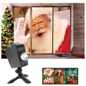 Christmas Window Decoration,Halloween Projector Decoration, Outdoor Waterproof Halloween Projector Lights for Halloween Home Show Christmas Movies Party Decorations