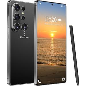 Replica I26 Ultra Unlocked Cell Phone,Built in Pen,16+1TB Unlocked Phone, Android 15 Battery 7000mAh 6.99" HD Screen Smartphone, 5G/Face ID/Fingerprint Lock/Dual SIM/GPS (Black, 1TB)