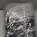 Large Blanket Basket for Organizing, 65L Closet Organizers and Storage Bins Box for Shelves Woven Rope Storage Baskets, Living Room, Bedroom, Dorm, Laundry room (Black&Light Grey)