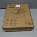 HOSPAN Collapsible Foot Spa with Heat, Bubble, Red Light, and Temperature Control, Foot Bath Massager with 8 Shiatsu Massage Rollers, Pedicure Foot Spa for Relaxation - FS01A (Sky Blue)