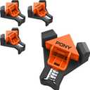 PONY 4-Pack Corner Clamp for Woodworking, 90 Degree Right Angle Clamp, Light-Duty Single Handle Wood Clamps, Adjustable Spring Loaded Woodworking Clamp, Frame Cabinet Wood Tools Accessories