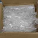 6PCS 9-Inch Hand-Blown Glass Finial Christmas Tree Hanging Ornaments  Extra Large Elegant Clear Glass Holiday Vintage Decorations  Luxury Handmade Seasonal Dcor for Tree, Mantel, Party(Clear)