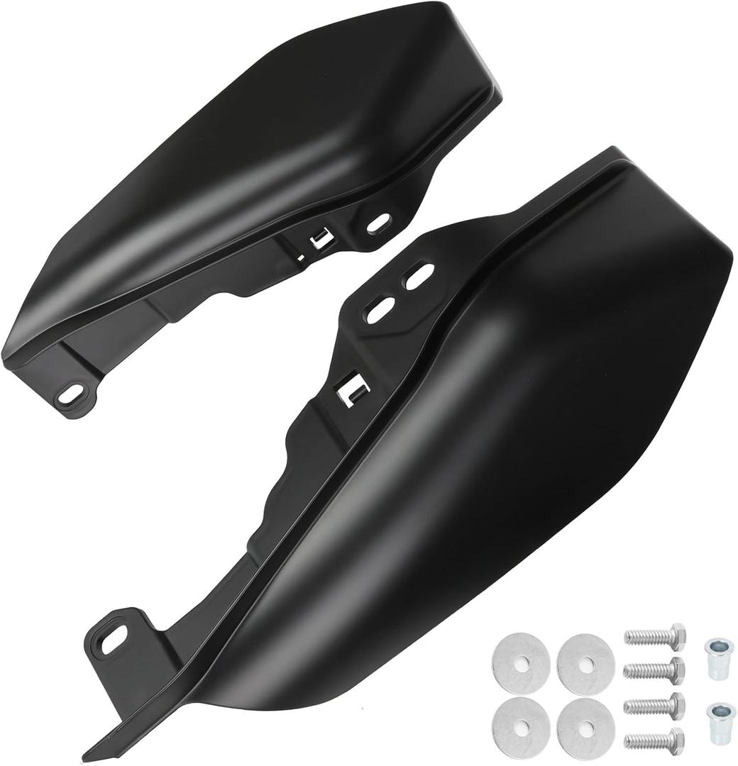 Motorcycle Mid Frame Air Deflectors Heat Shields Kits Fit for Harley Davidson Touring Street Glide Road Glide Electra Glide Road King Ultra Limited Tri Glide CVO 2009-2024 Matte Black