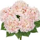 Light Pink Hydrangea Artificial Flowers Large Artificial Hydrangeas Silk Flowers for Home Decor Indoor Wedding Flowers Bouquets Faux Flowers Kitchen Centerpiece Table Decorations