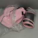 Soft Inflatable Dog Cone for Surgery Recovery, Protective Dog Donut Collar with Shield to Stop Licking Wounds, 2-in-1 Patented Comfort Blow-Up Collar (Pink, XL)