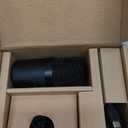 Amazon Basics USB Condenser Microphone for Streaming, Recording, and Podcasting on PC, Plug and Play, Cardioid Pickup, Adjustable Stand with 360 Rotation, Clear Sound, 5.8 x 3.4 inches, Black