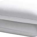 Waterproof Pillow Protectors Queen 20x28 Inches 4 Pack with Zipper Dust Proof Moisture Proof Sweat Proof Pillow Case Cover Protector Soft Cozy White