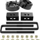 3" Front and 3" Rear Leveling Lift Kits for 2004-2020 F150 2WD 4WD, 3inch Front Strut Spacers and 3inch Rear Lift Blocks with Extended U Bolts