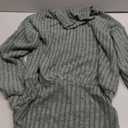 Women's Pullover Sweater Dress Long Lantern Sleeve Turtle Neck Cute Ribbed Knit Bodycon Mini Short Dress 2025 Fall (XX-Large)